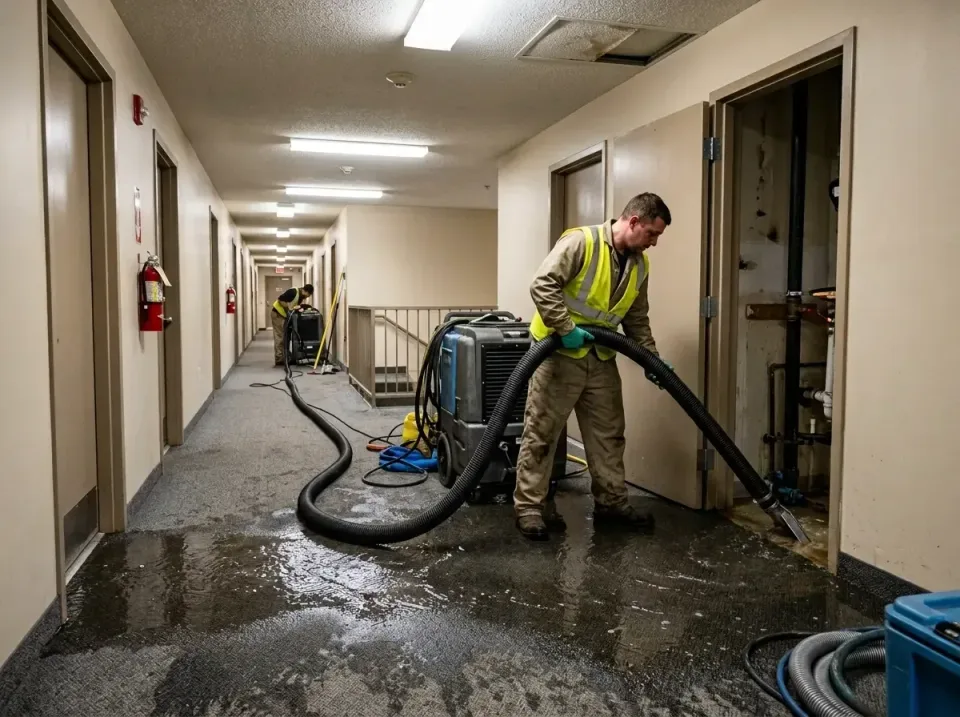 multi-unit-apartment-hallway-f-005 — frequently asked questions, Emergency Burst Pipe Water Extraction & Removal in Buda, TX